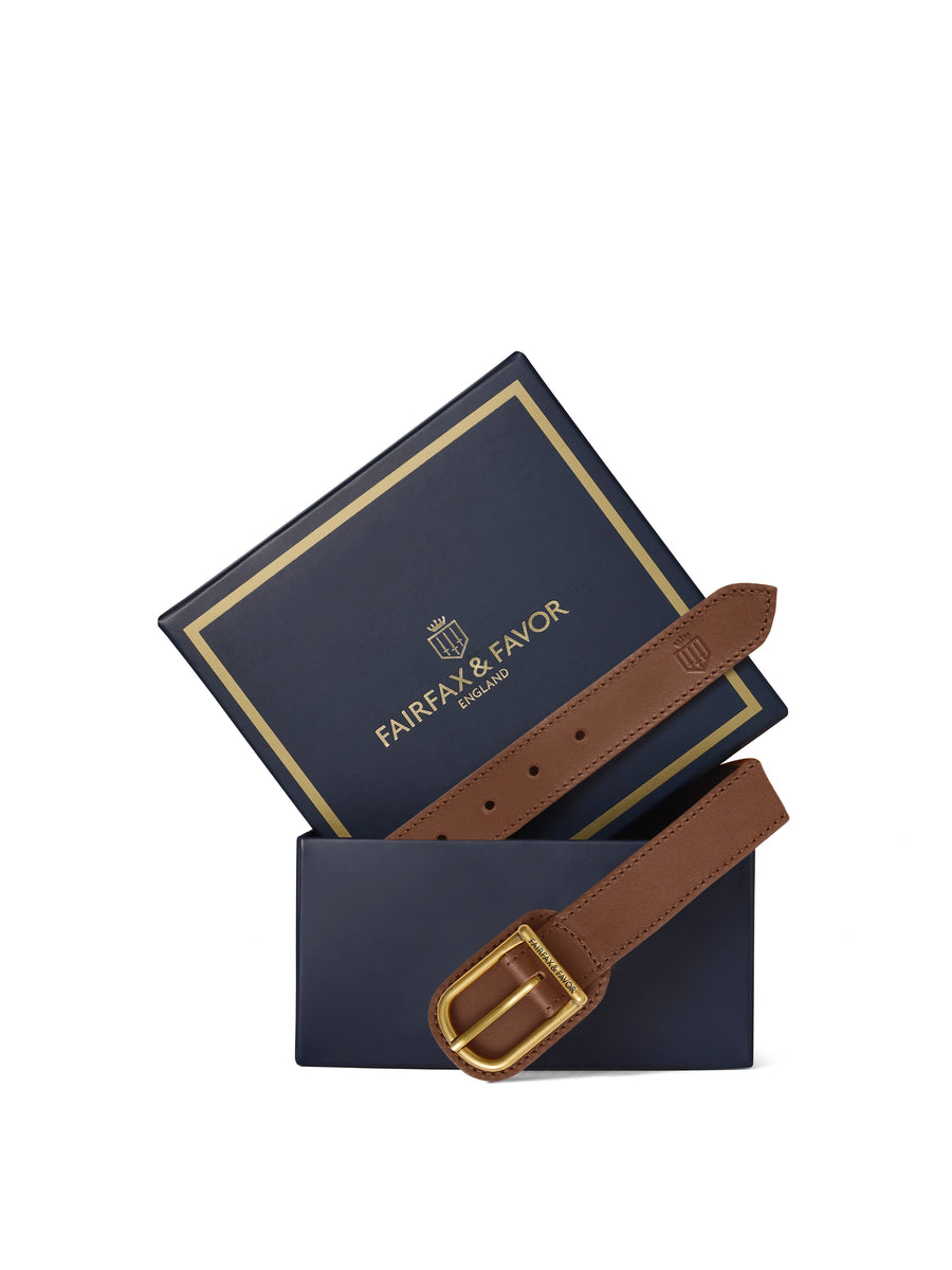 The Pensthorpe - Women's Waist Belt - Tan Leather