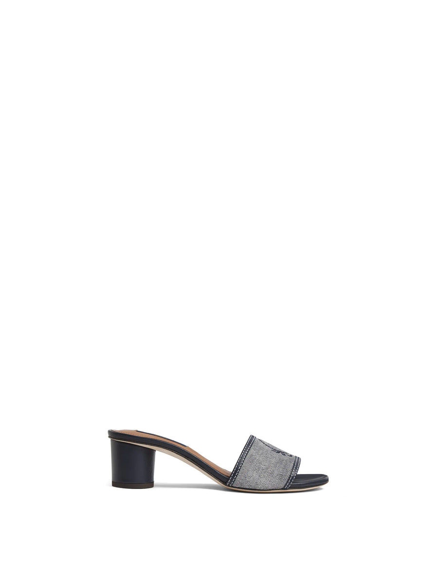 The Richmond - Women's Mules - Denim Suede