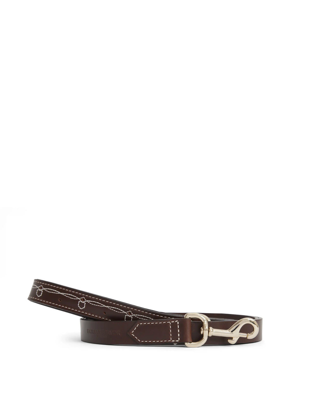 Rockingham Slim Dog Lead - Tan Leather - Outdoor