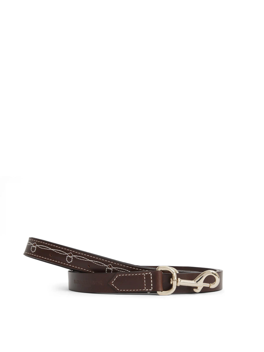 The Rockingham - Slim Dog Lead - Tan Leather