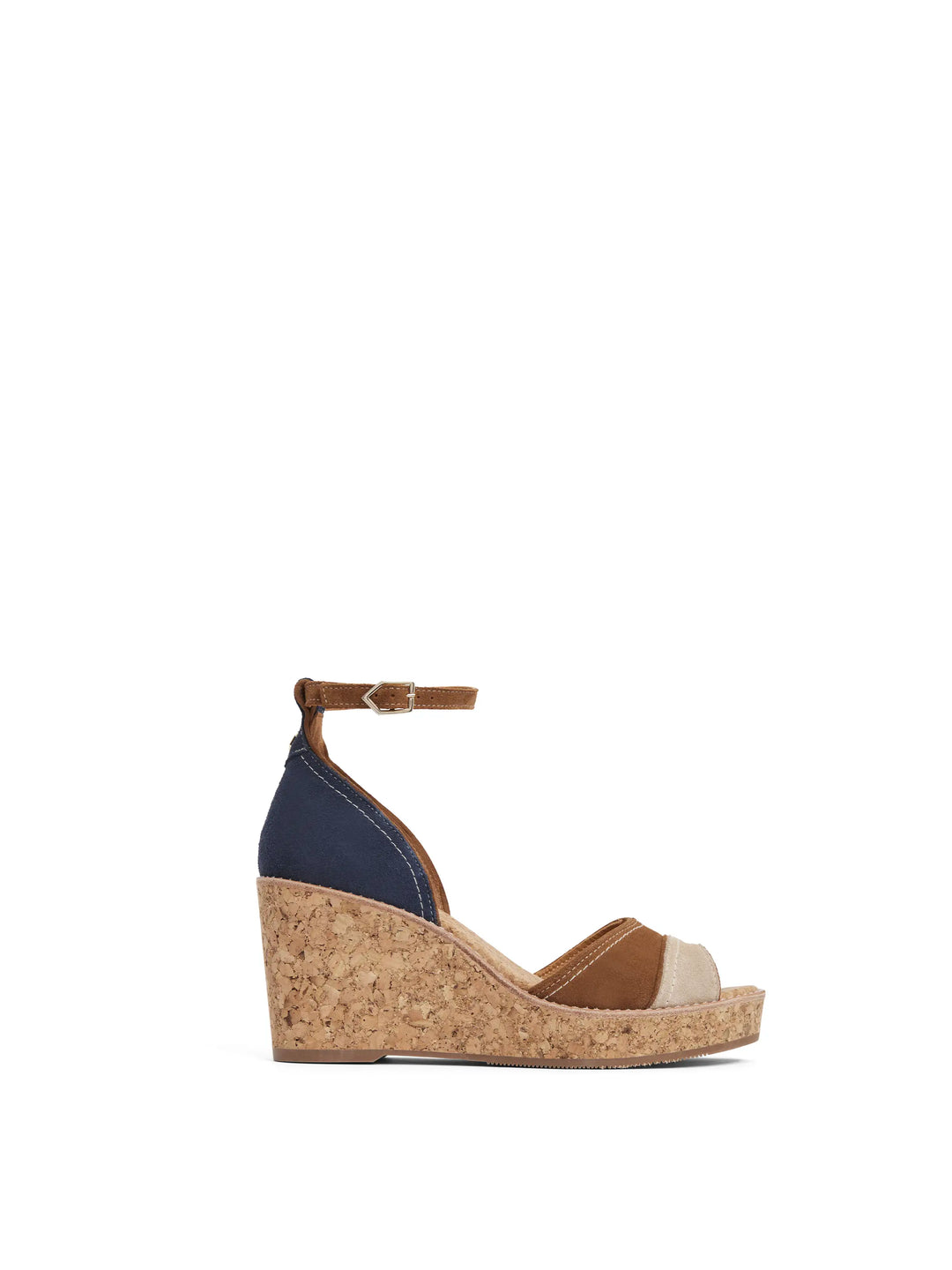 Santorini Mid Wedge - Tri-Colour - Sandals