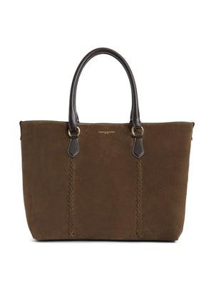 Seville Women's Tote Bag Tan Suede Fairfax Favor