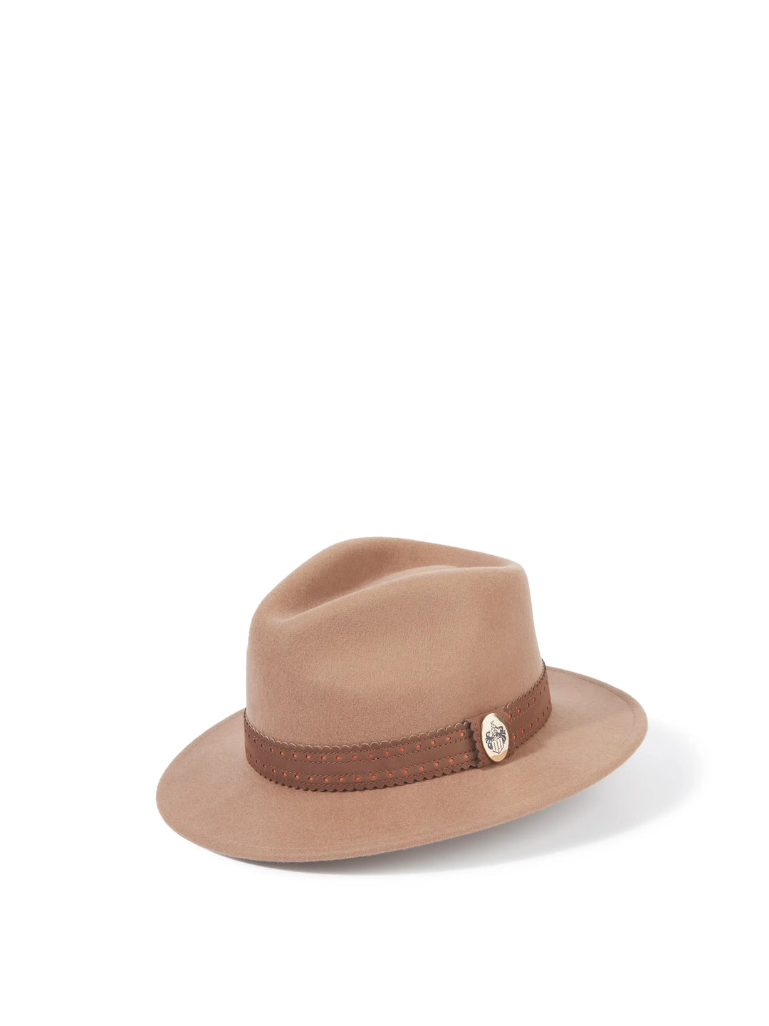 Hicks & Brown Waveney - Wool Fedora Camel - Soft Accessories