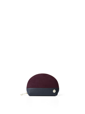 The Chiltern Coin Purse - Plum &amp; Navy (Store Exclusive)