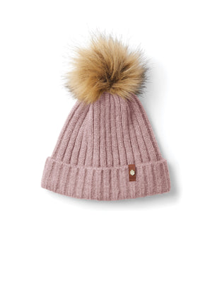 The Signature Knitted Bobble Hat - Breast Cancer Now Pink