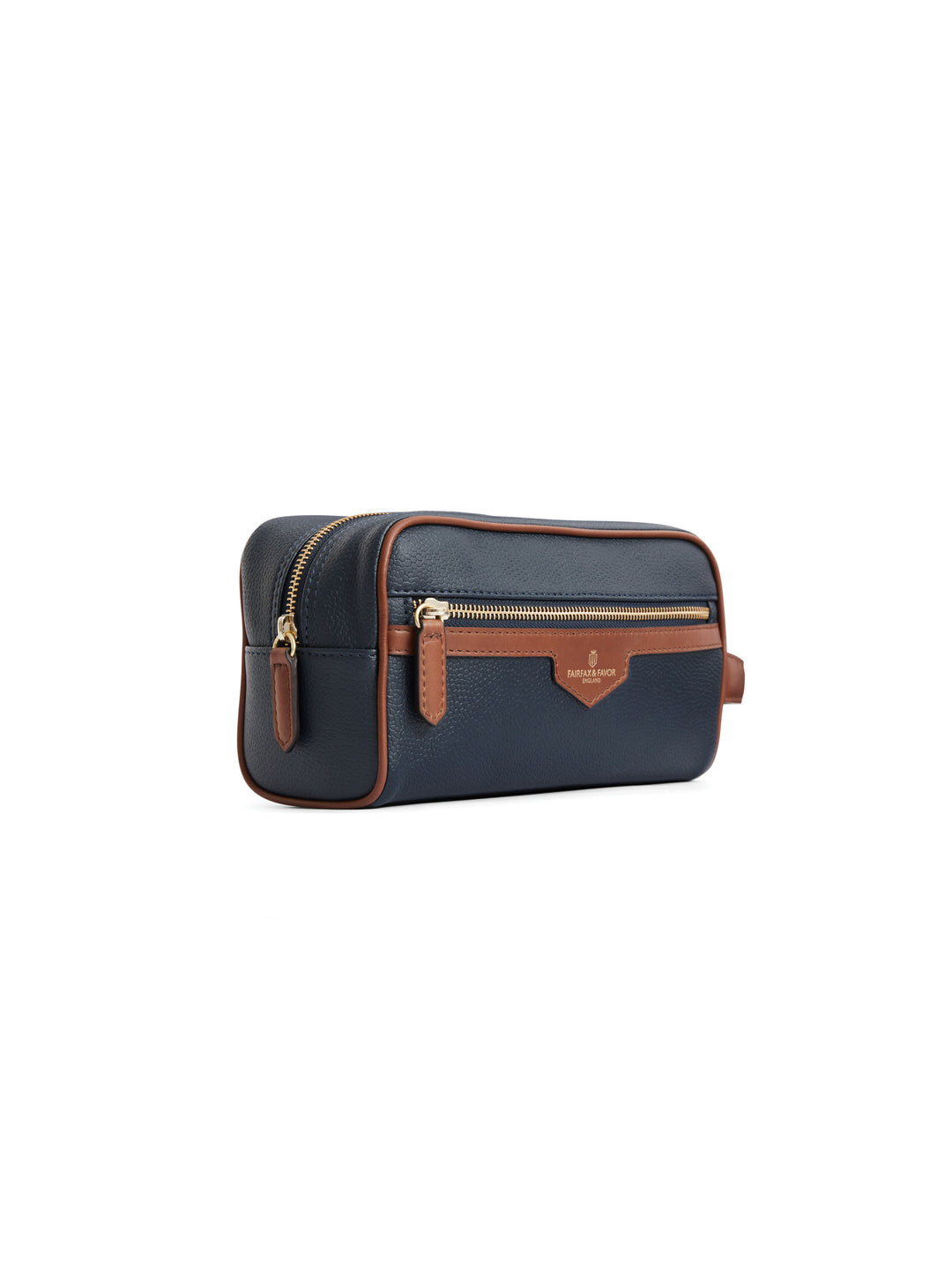 Britannia Washbag - Navy Scotchgrain - SLGs