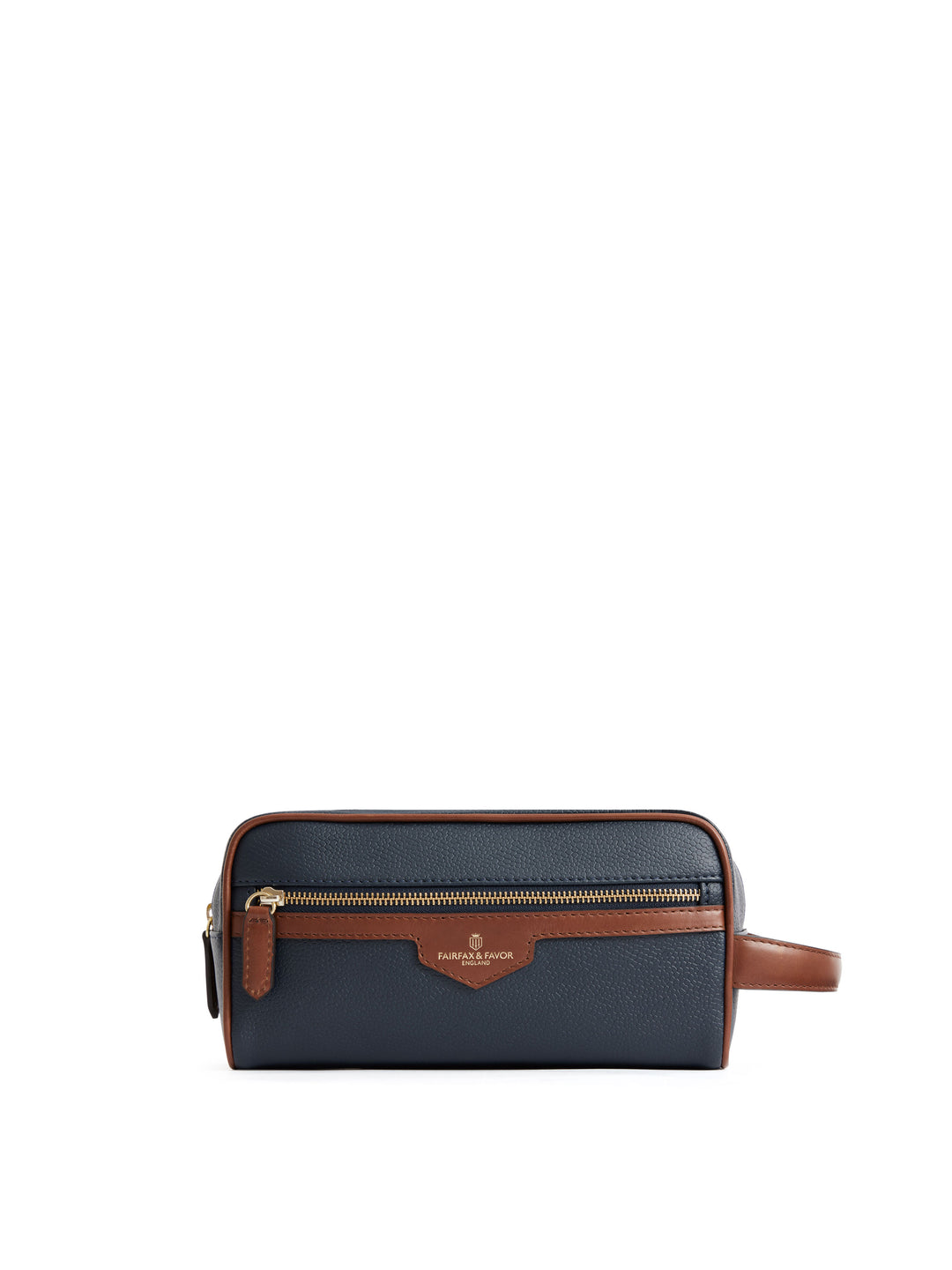 Britannia Washbag - Navy Scotchgrain - SLGs