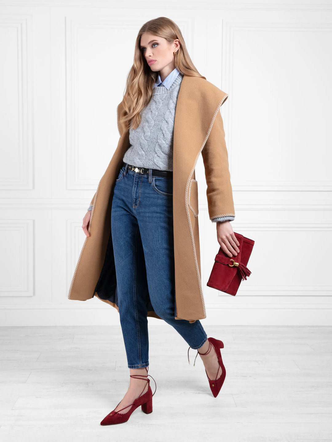Langham Clutch - Ruby - Bags