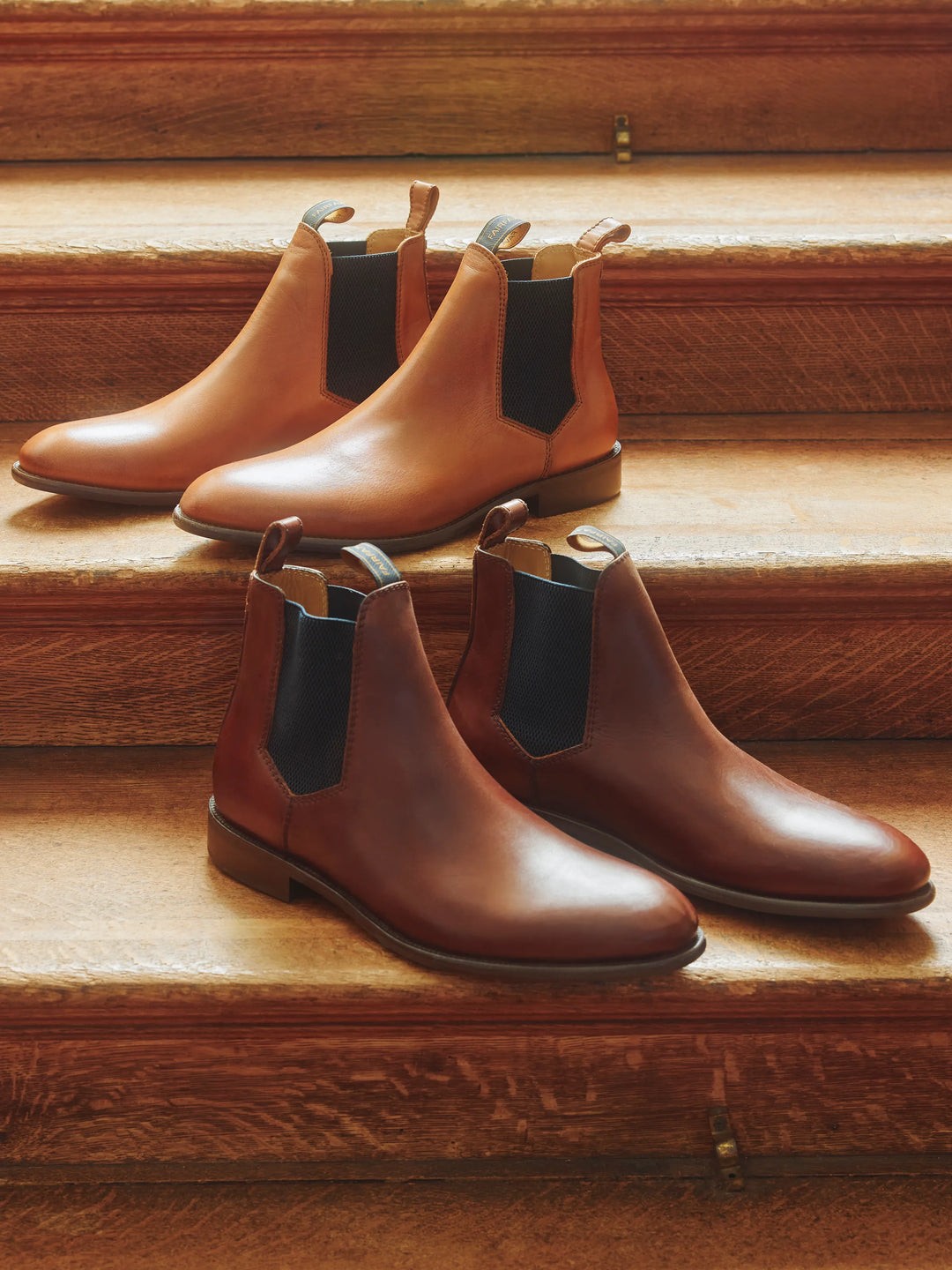 Chelsea - Mahogany Leather - Ankle Boots