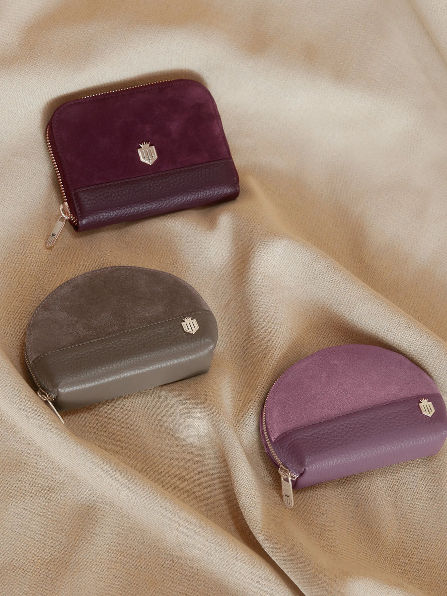 The Chiltern - Women's Coin Purse - Heather Suede
