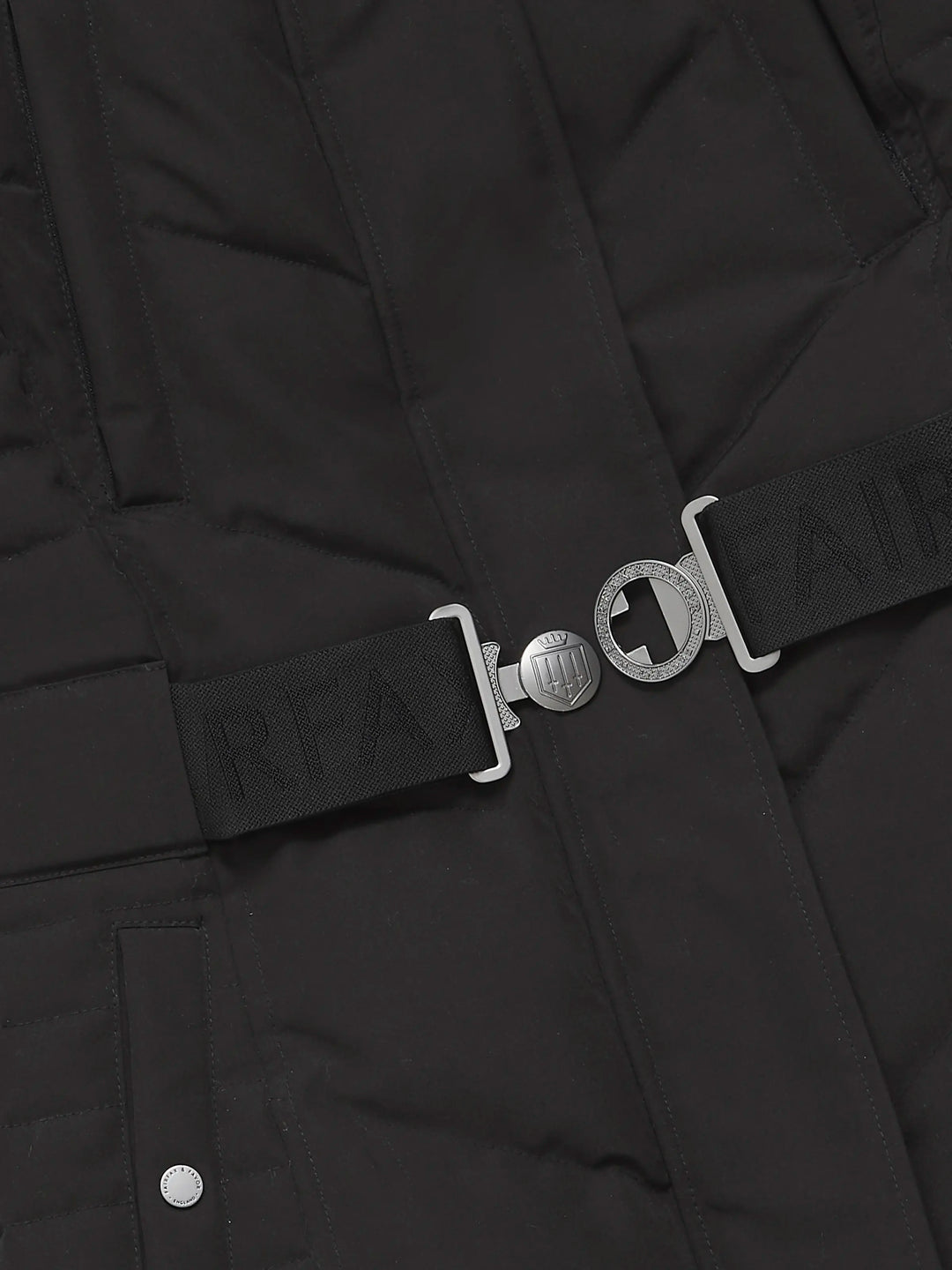 Charlotte Padded Longline Coat - Black - Coats