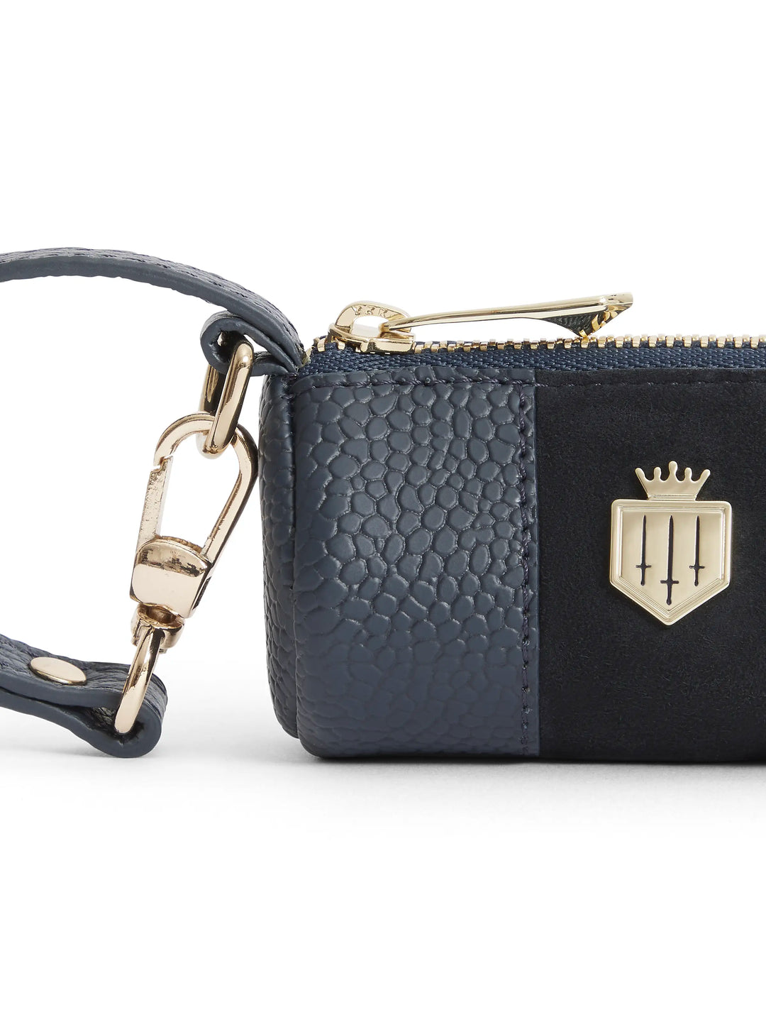 Dog Bag Holder - Navy Scotchgrain - Outdoor