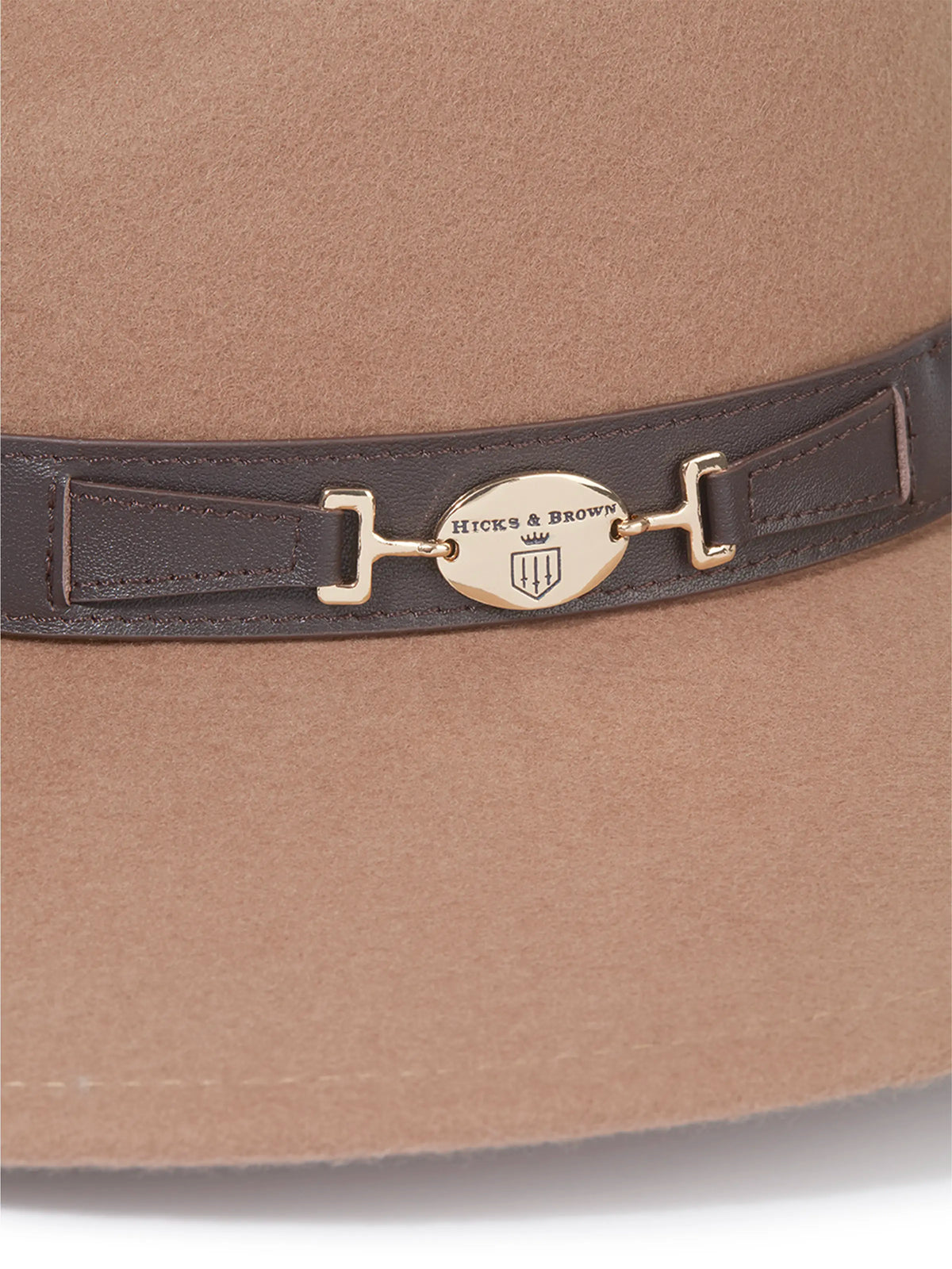 Halesworth - Hicks & Brown Wool Fedora - Camel | Fairfax & Favor