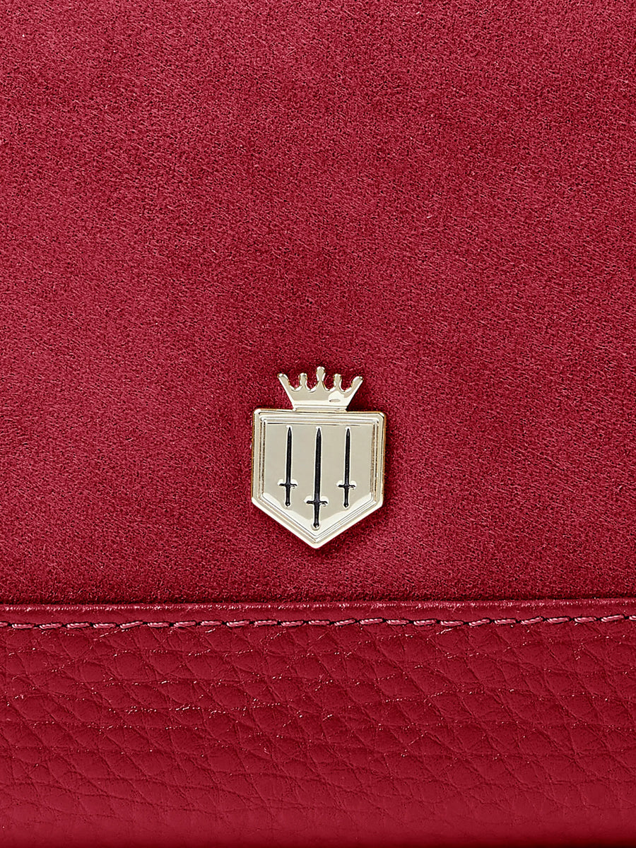 The Salisbury - Women's Coin Purse - Cherry Suede