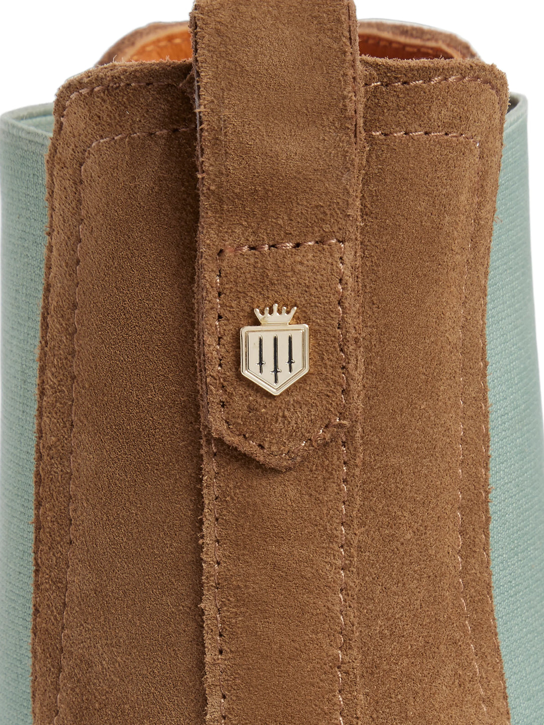 Summer Boudica - Tan Suede and Mint - Ankle Boots
