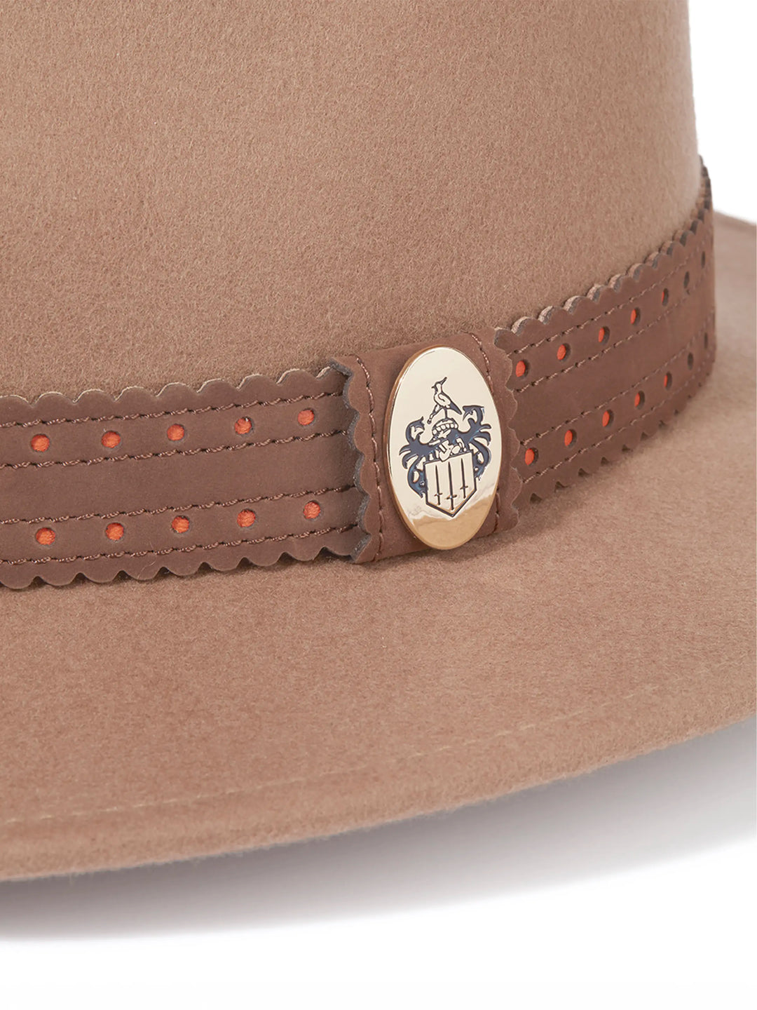 Hicks & Brown Waveney - Wool Fedora Camel - Soft Accessories