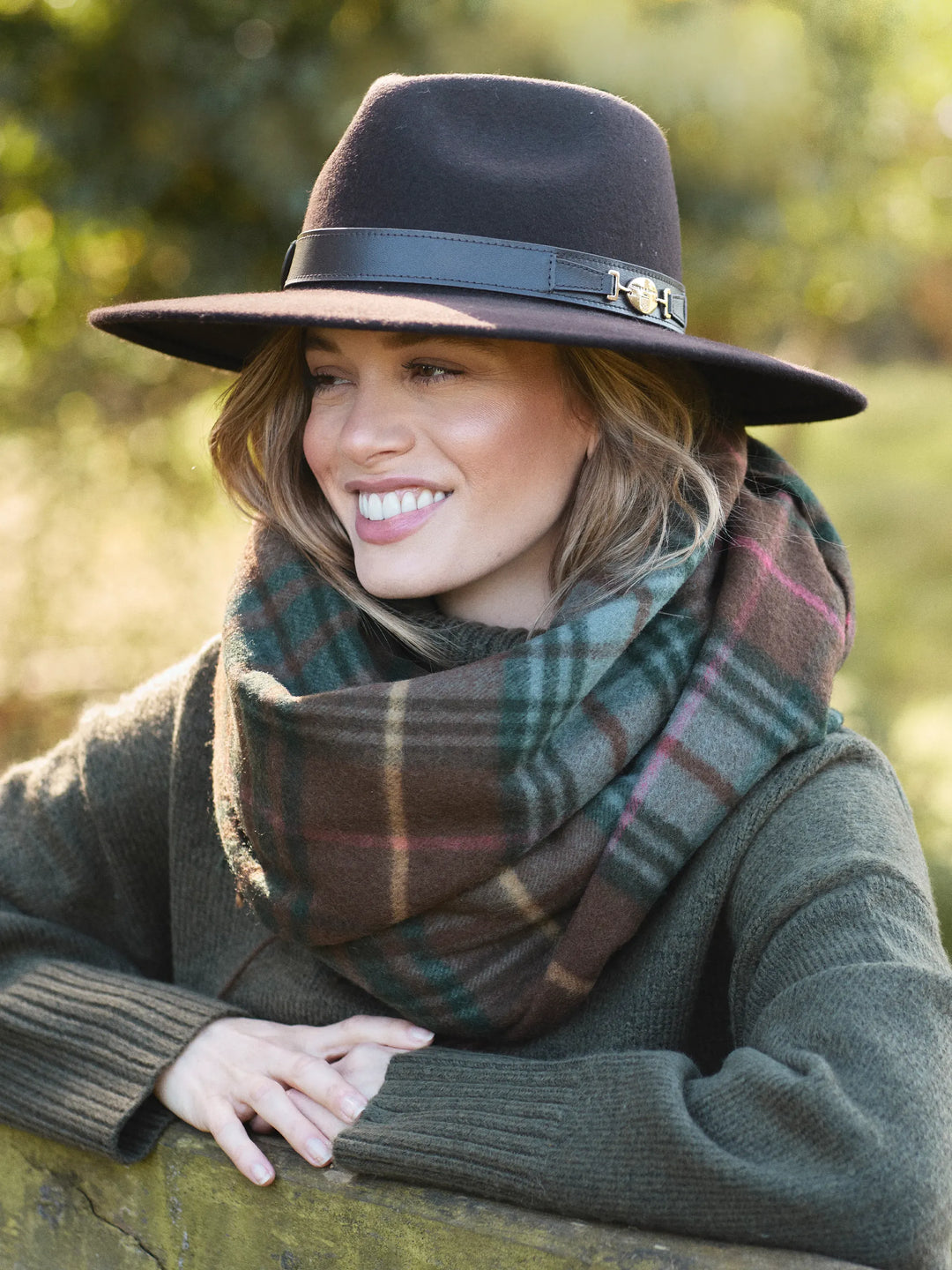 Hicks & Brown Halesworth - Wool Fedora Brown - Soft Accessories
