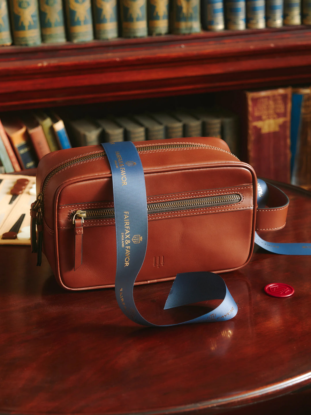 Cotswold Washbag - Cognac Leather - SLGs