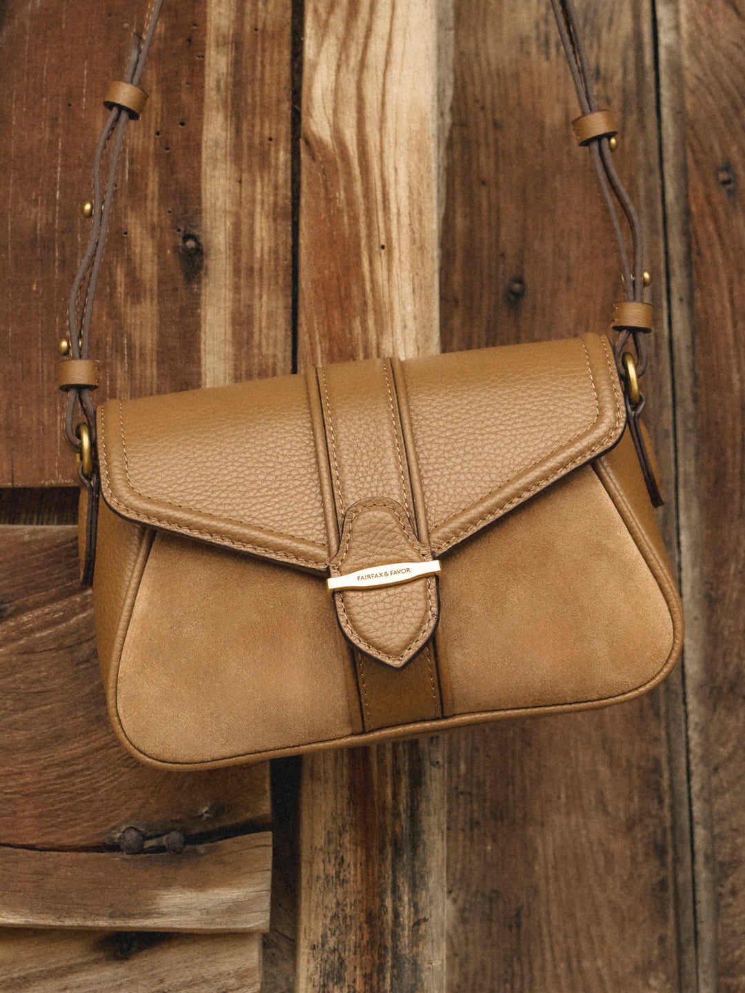 Aviemore Crossbody Bag - Tan Suede - Bags