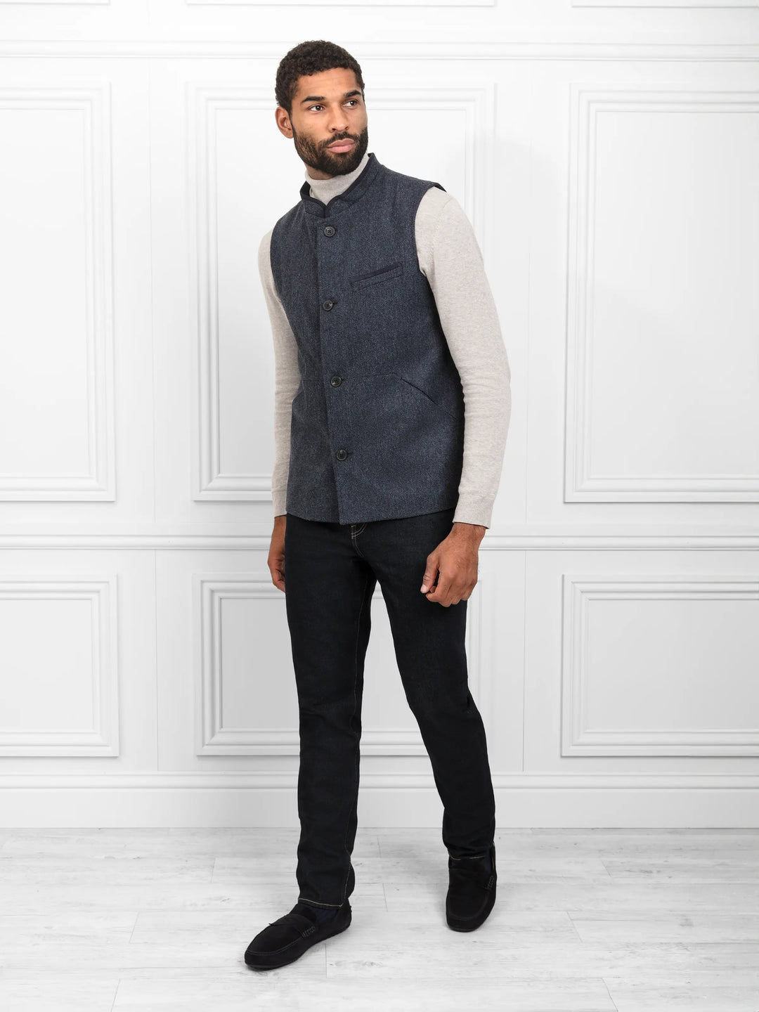 Edward Gilet - Navy - Jackets