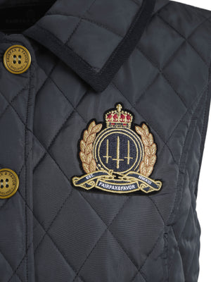 Bella Quilted Gilet - Navy