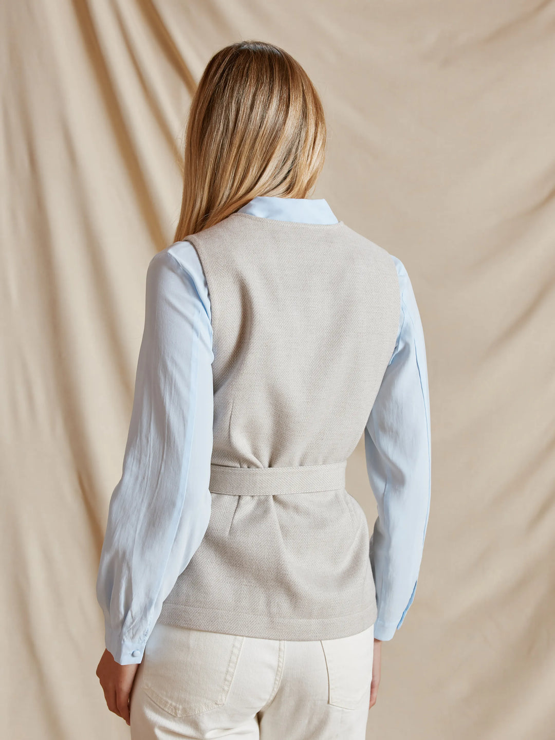 Etta Waistcoat - Ecru - Jackets