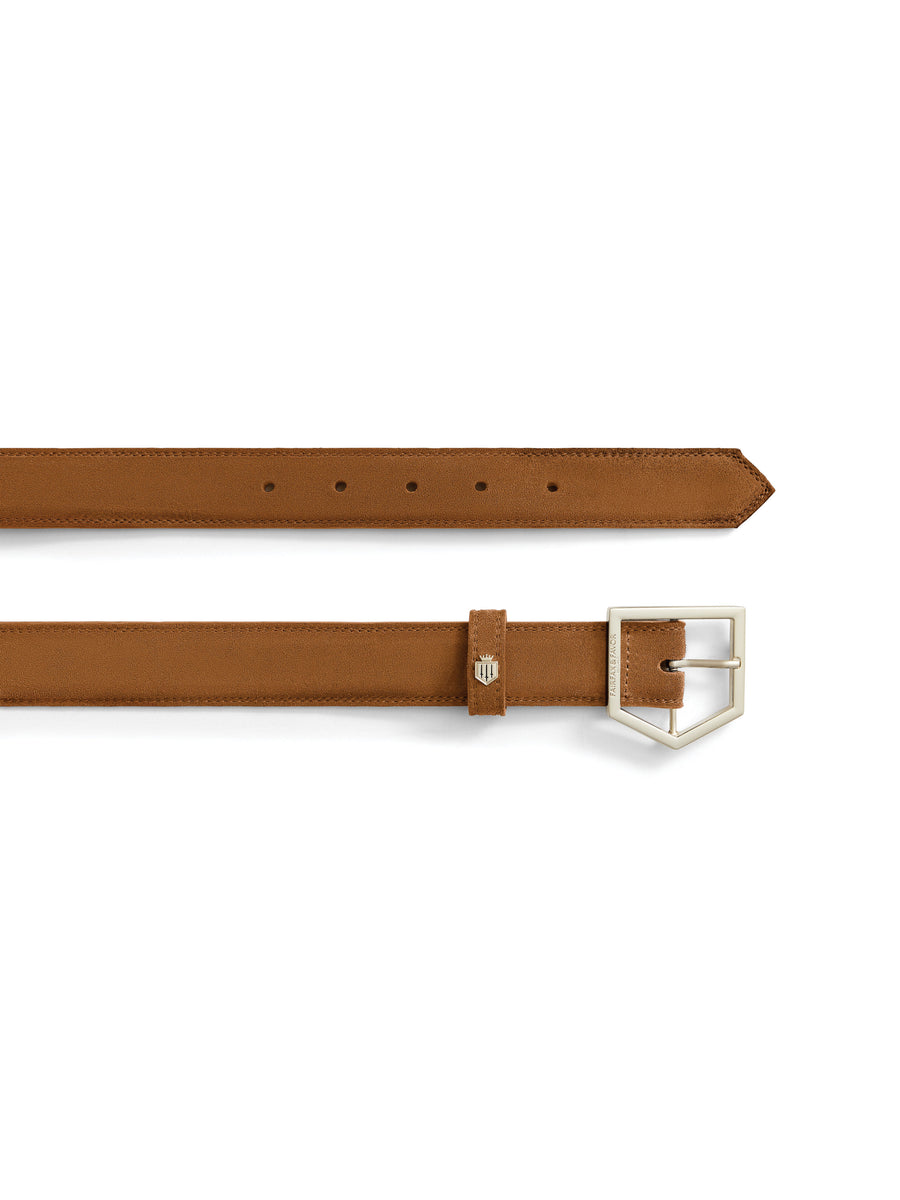 The Felbrigg - Women's Belt - Tan Suede
