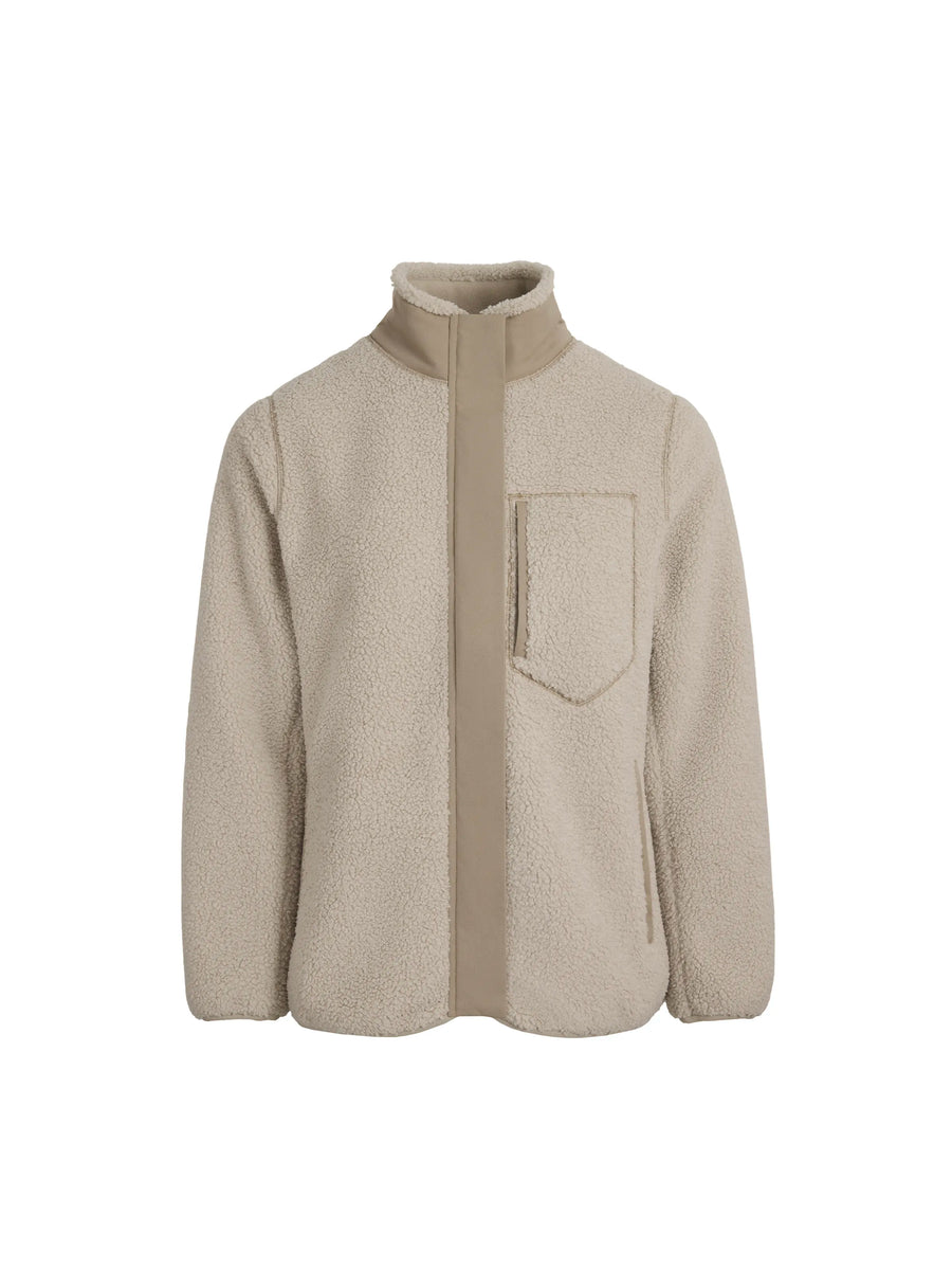 The Agnes - Women's Fleece Jacket - Ecru