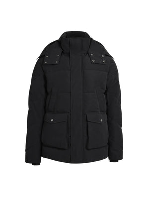 Black padded mens jacket on sale