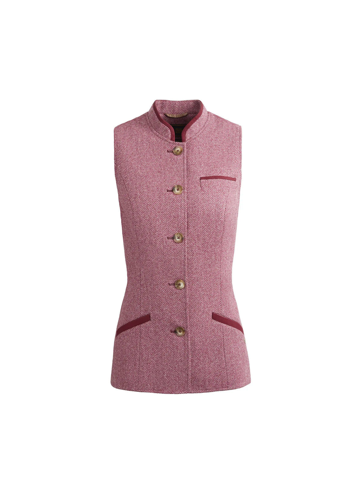Madeline Gilet Breast Cancer Now Herringbone
