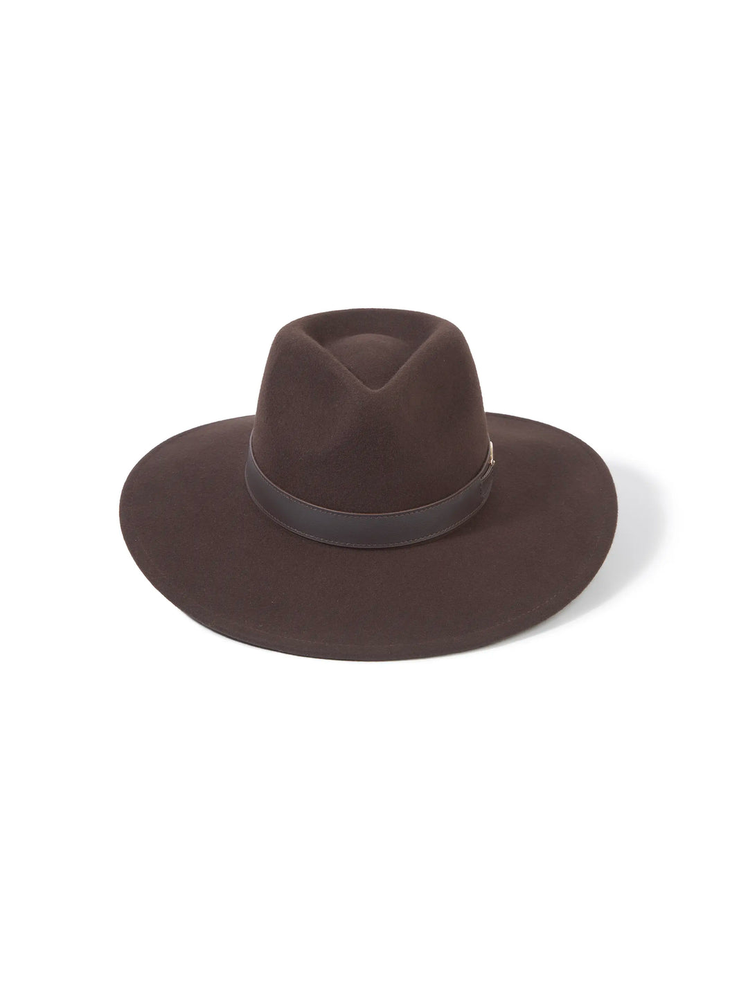 Hicks & Brown Halesworth - Wool Fedora Brown - Soft Accessories