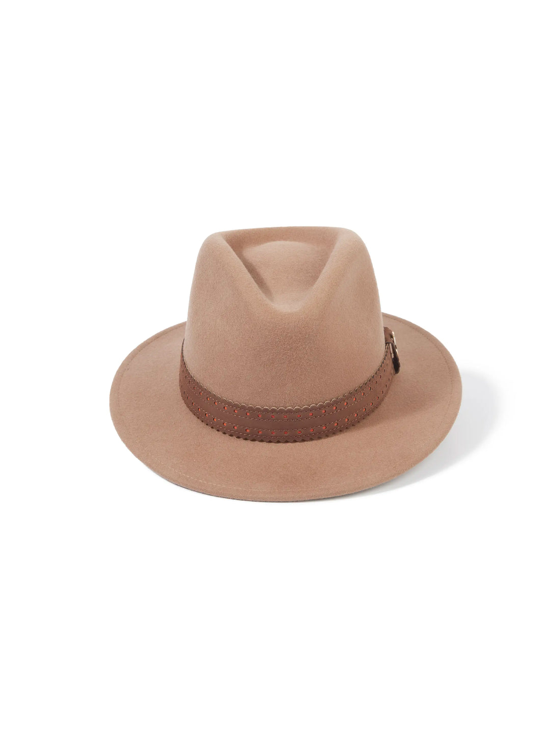 Hicks & Brown Waveney - Wool Fedora Camel - Soft Accessories