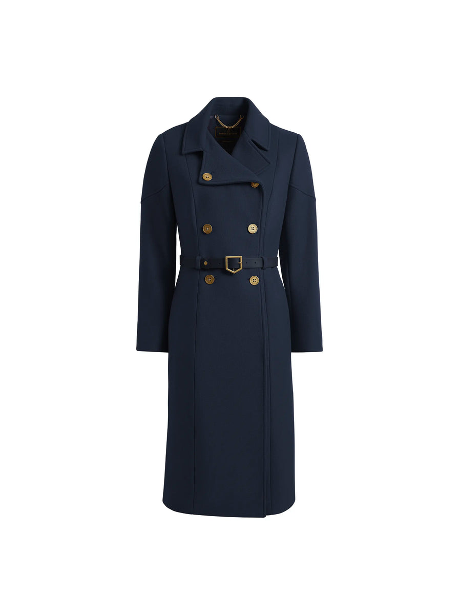 Victoria - Women's Coat - Navy Wool