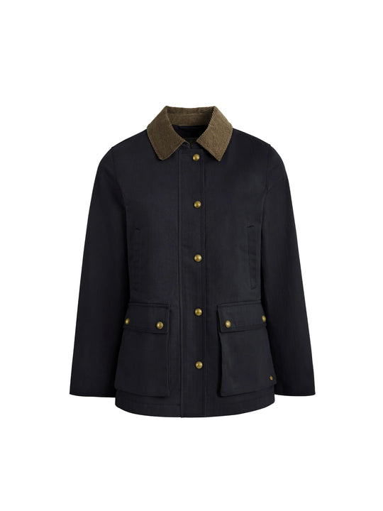 Olivia - Women's Wax Jacket - Indigo | Fairfax & Favor Olivia - Women's Wax Jacket - Indigo | Fairfax & Favor