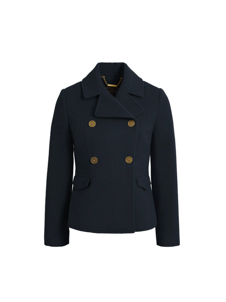 Victoria - Women's Jacket - Navy Wool | Fairfax & Favor Victoria - Women's Jacket - Navy Wool | Fairfax & Favor