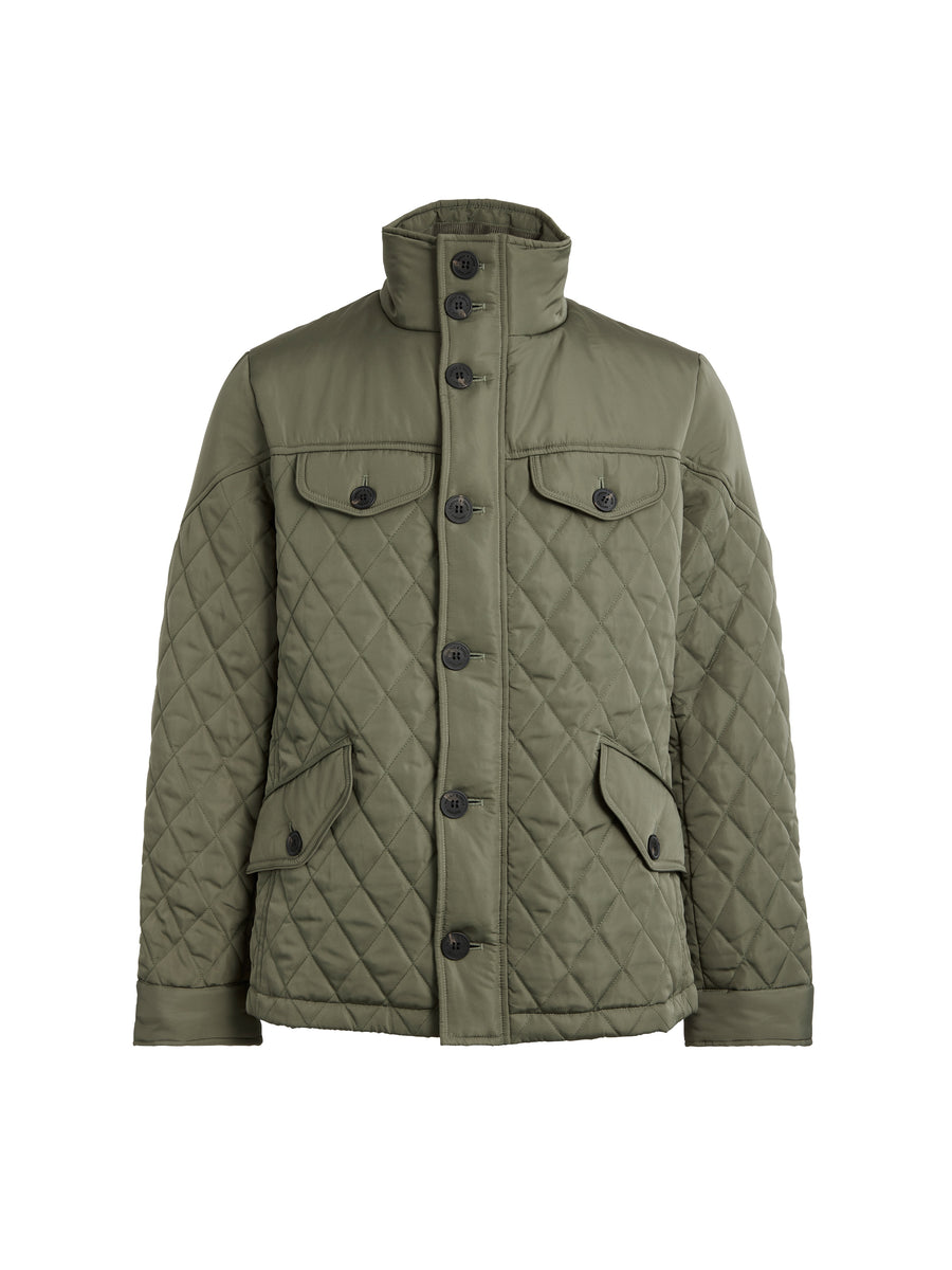 The George - Men's Jacket - Sage Quilt
