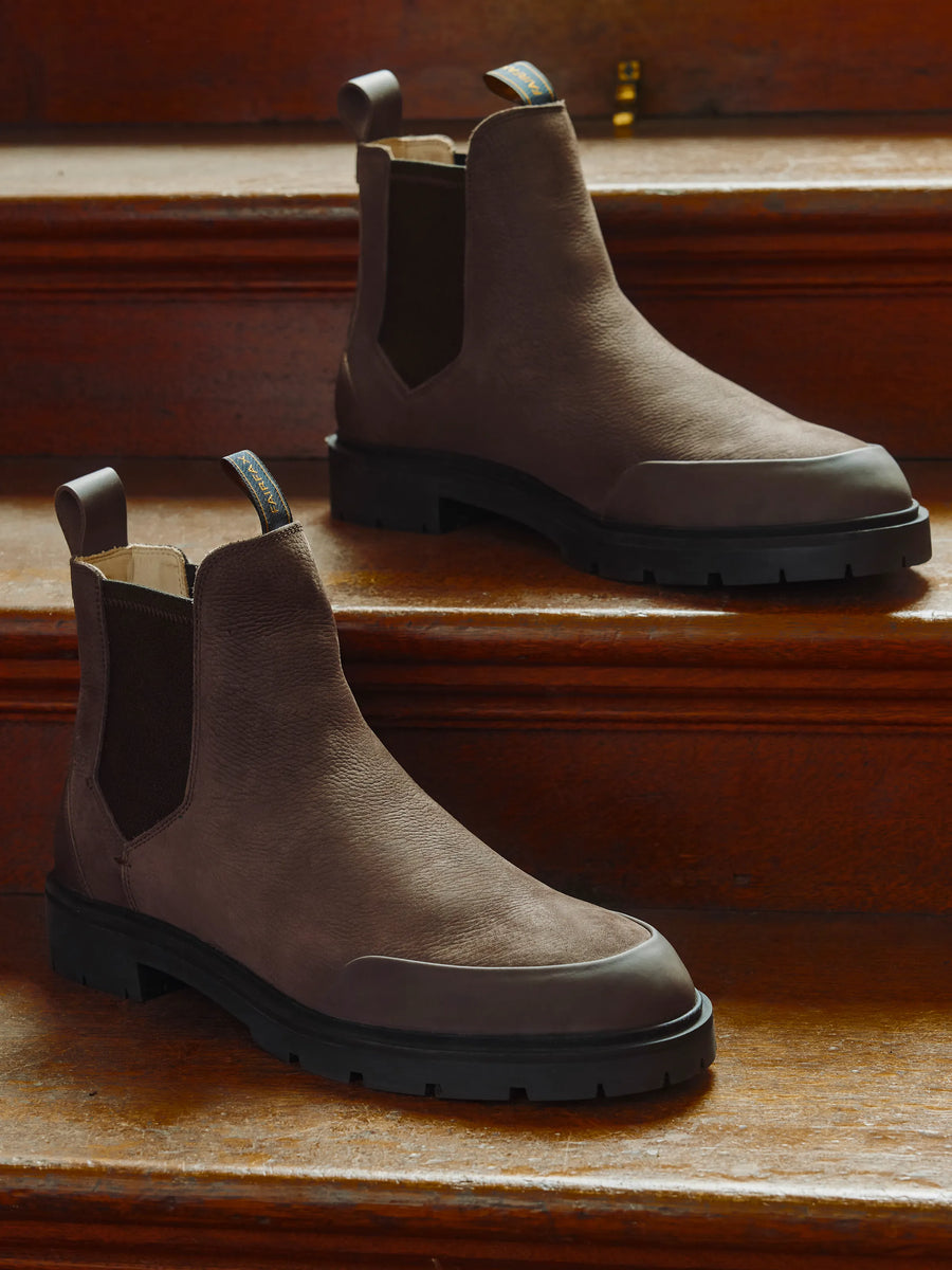 The Harrington - Men's Water Proof Boots - Chocolate Nubuck