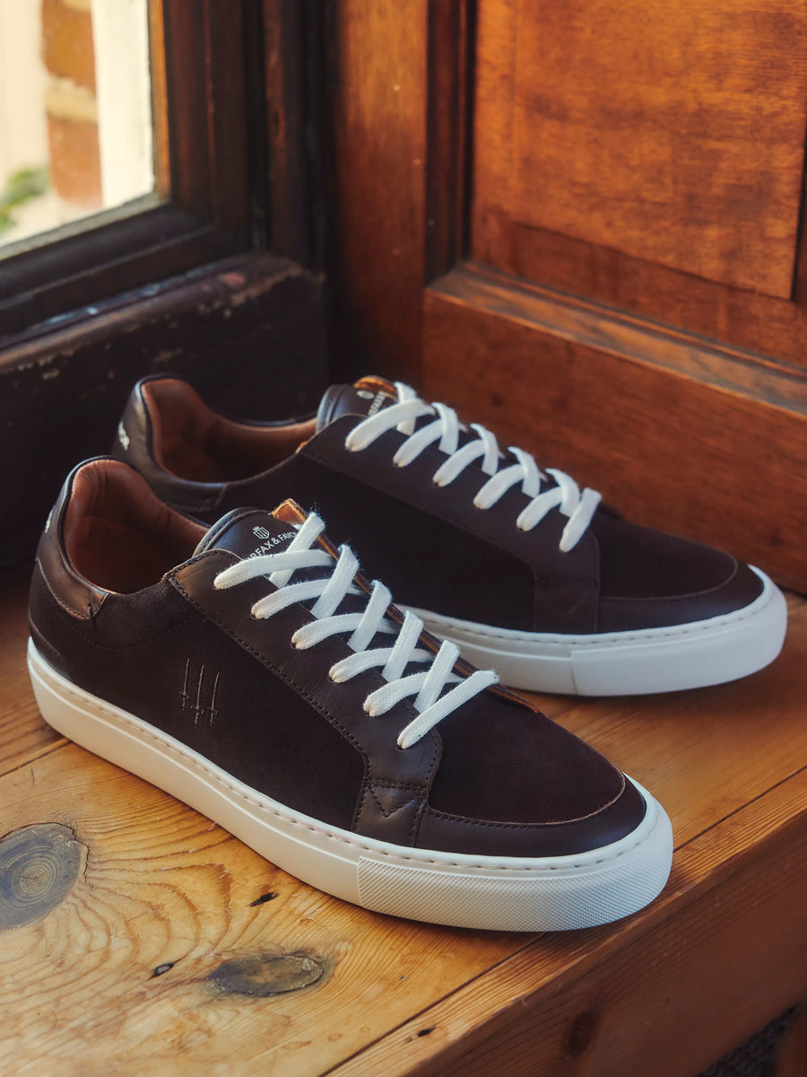 The Holbourne - Men's Trainers - Chocolate Suede