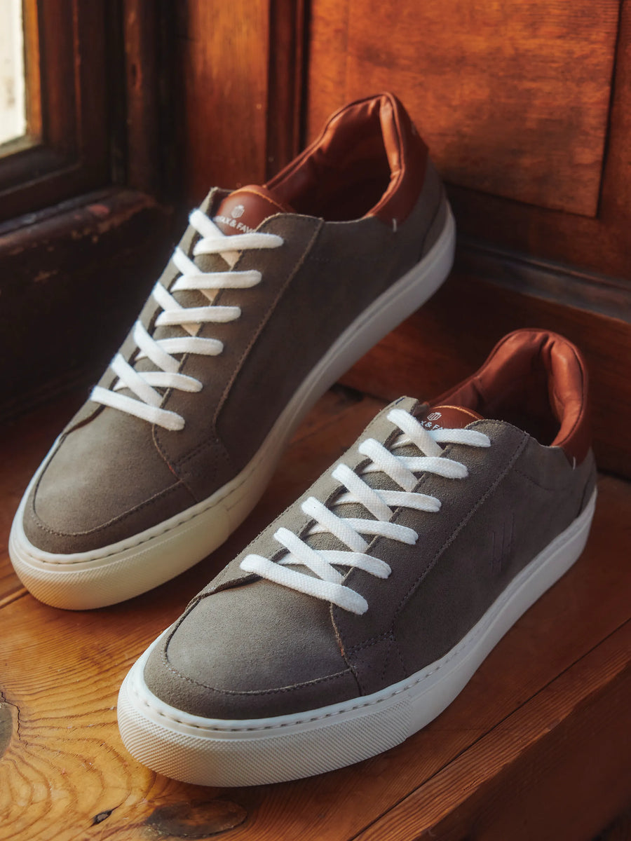 The Holbourne - Men's Sneaker - Grey Suede