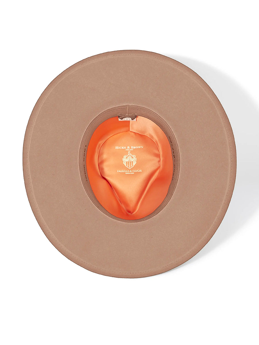 The Halesworth - Women's Fedora - Camel Wool