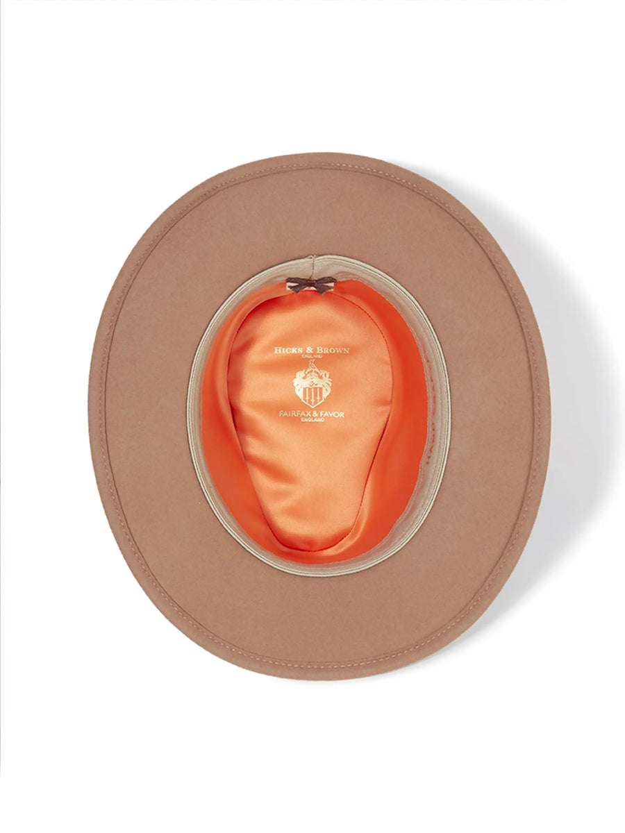 The Waveney - Women's Fedora - Camel Wool