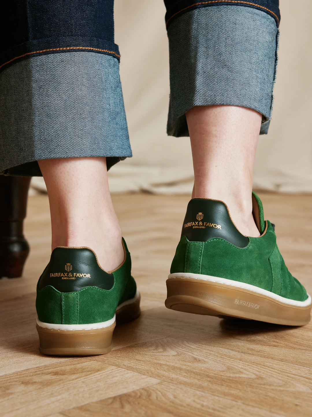 Kendrick Trainer - Clover Green Suede - Trainers