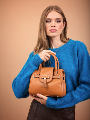 The Windsor - Women's Mini Handbag - London Tan Leather