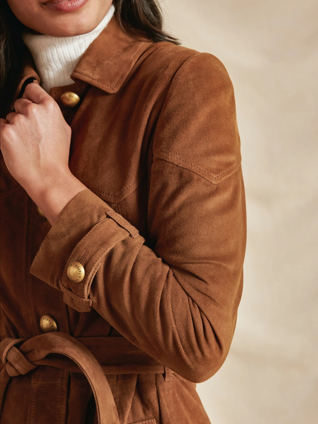 Lylla - Tan Suede - Coats