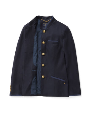 The Madeline Jacket - Navy Melton Wool