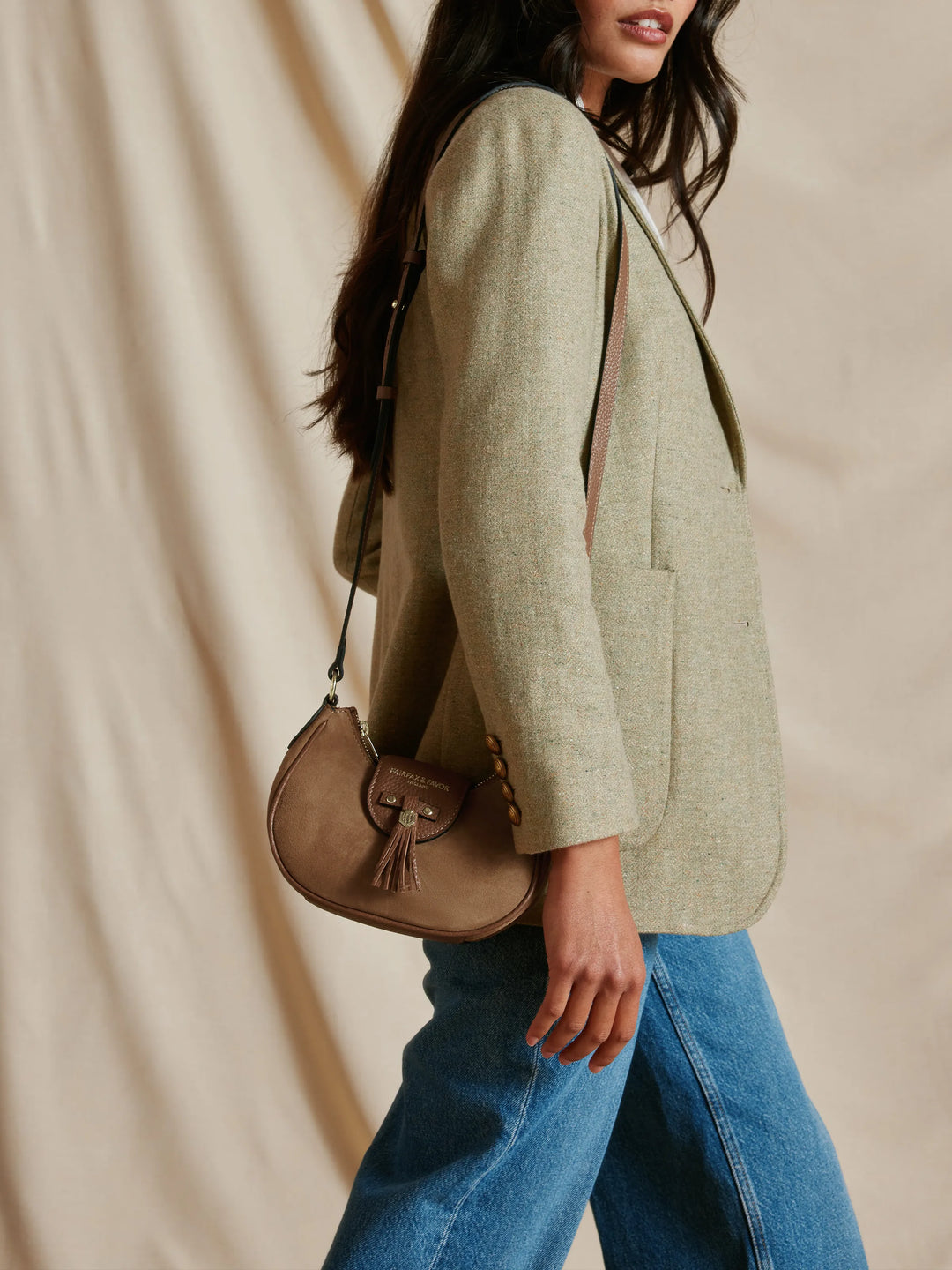 Micro Windsor - Tan Suede - Bags