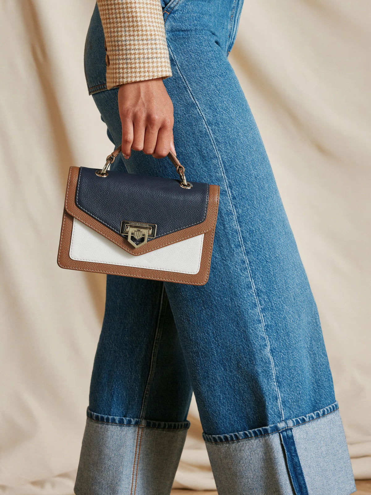 Mini Loxley - Women's Crossbody in Tri-Color | Fairfax & Favor