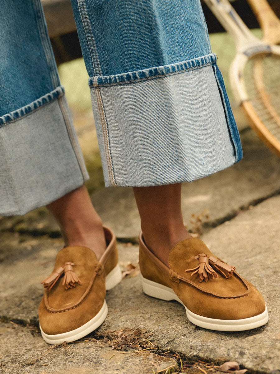 The Morston - Women's Loafer - Tan Suede