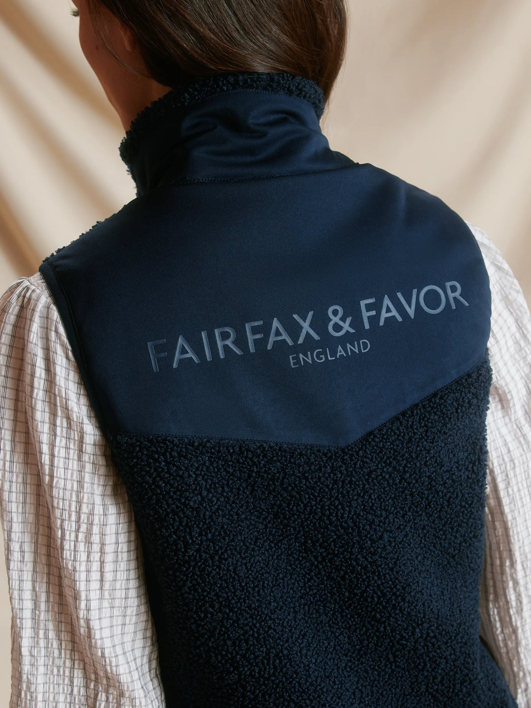 Agnes Fleece Gilet - Navy - Jackets