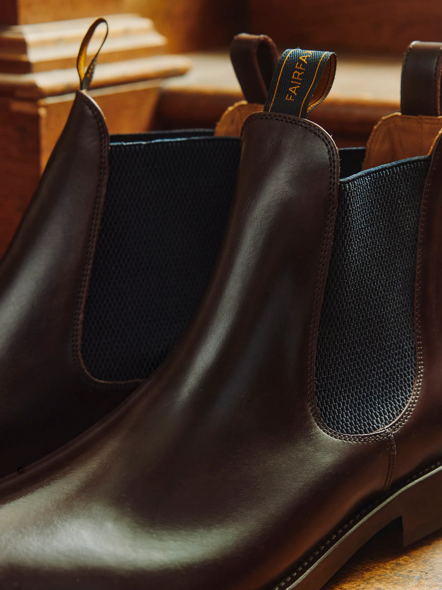 The Nelson - Men's Dealer Boots - Mahogany